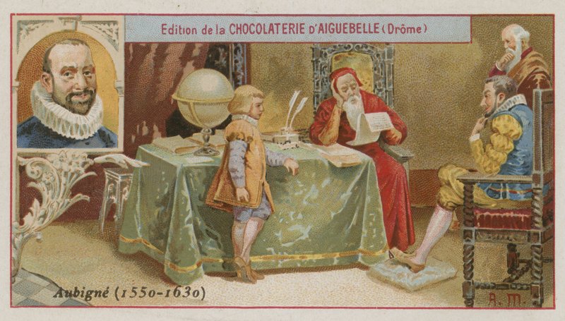 Agrippa dAubigne，法国诗人和士兵 作者 欧洲学校