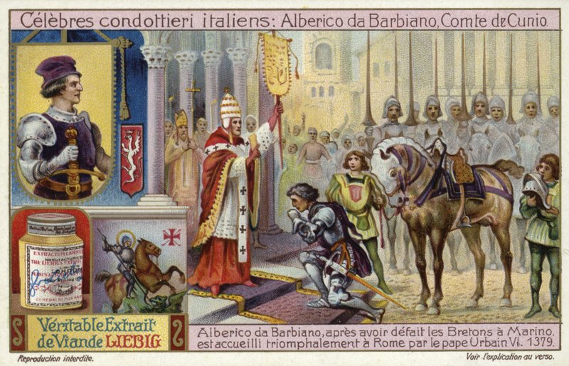 Cunio伯爵Alberico da Barbiano 作者 欧洲学校
