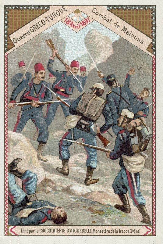 Melouna战役，希腊土耳其战争，1897年4月18日 作者 欧洲学校