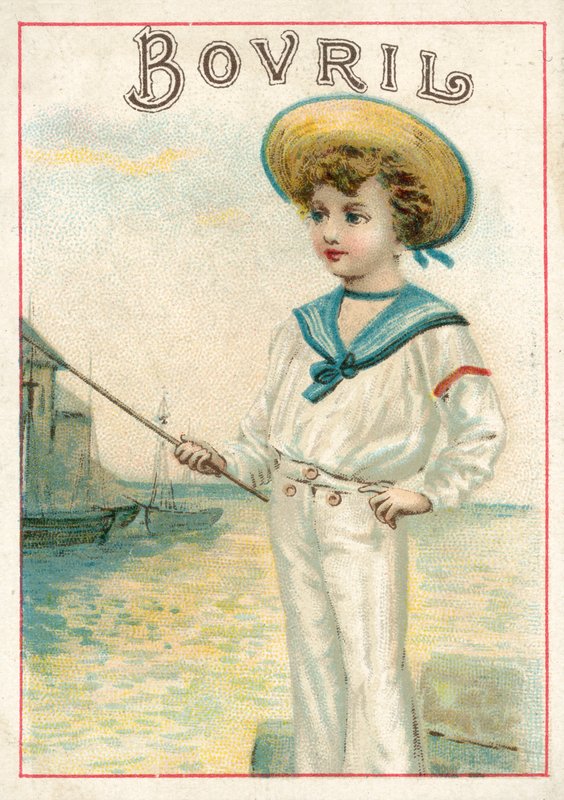 Boy in a sailor suit (chromolitho) 作者 欧洲学校