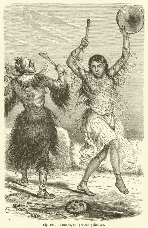 Chamans, ou pretres yakoutes (engraving) 作者 欧洲学校