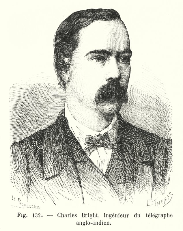 Charles Bright，工程师 du Telegraphe anglo-india（雕刻） 作者 欧洲学校