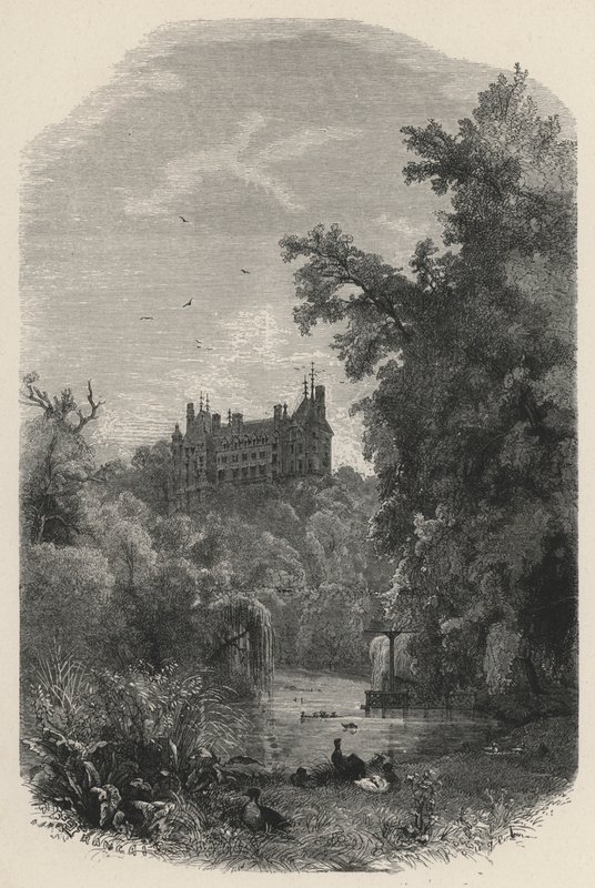 Chateau De Mouchy (engraving) 作者 欧洲学校