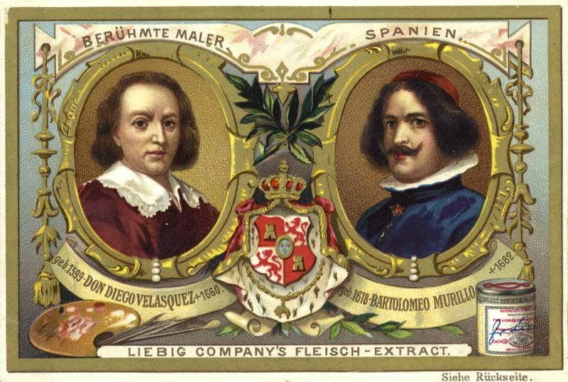 Diego Velasquez和Bartolome Murillo，西班牙艺术家 作者 欧洲学校
