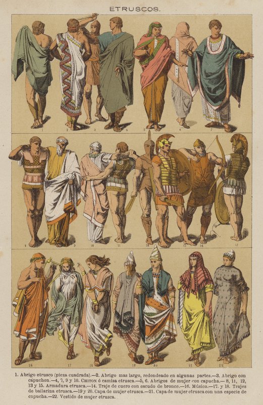 Etruscos (colour litho) 作者 欧洲学校