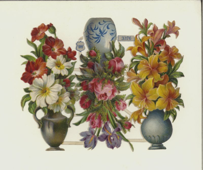 花朵(chromolitho) 作者 欧洲学校