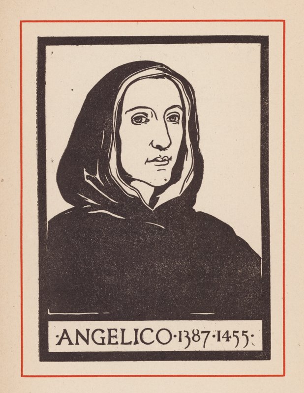 Fra Angelico，意大利文艺复兴时期艺术家（石版画） 作者 欧洲学校