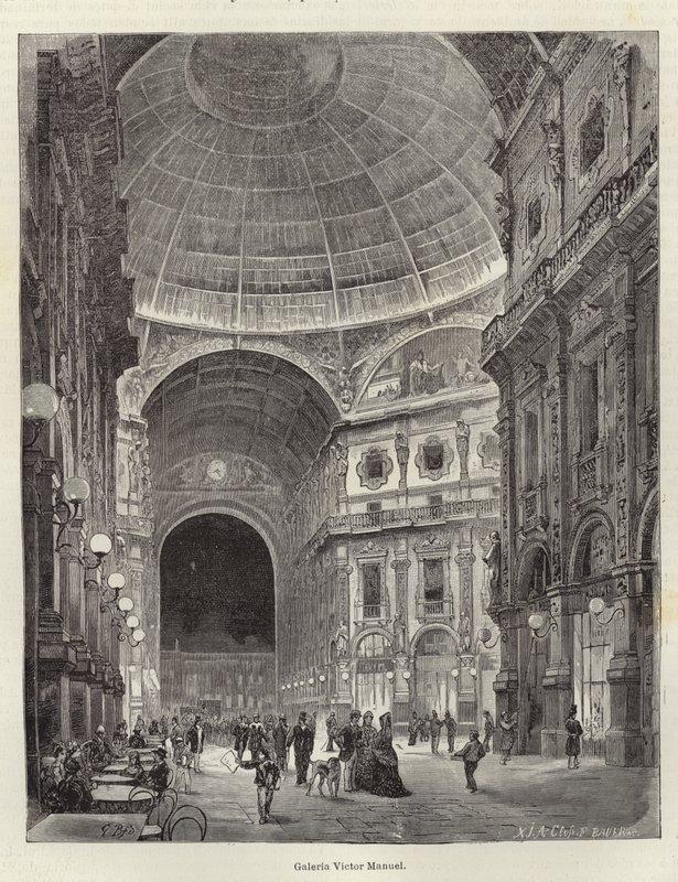 Vittorio Emanuele II画廊 作者 欧洲学校