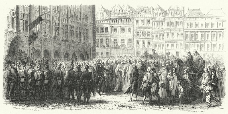 Dumouriez 将军和法国军队在布鲁塞尔 作者 欧洲学校