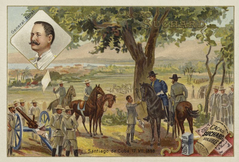 托拉将军和西班牙圣战前的西班牙战争，1898年7月17日西班牙投降后投降 作者 欧洲学校