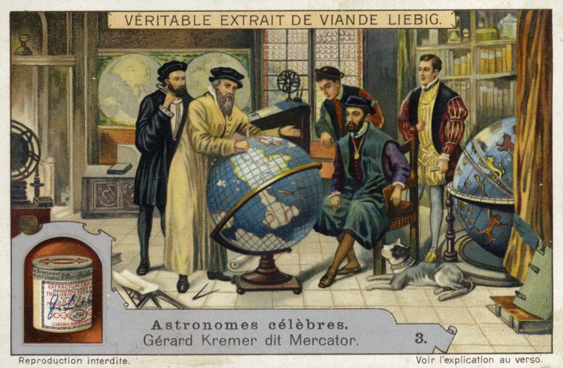 Gerardus Mercator，佛兰芒制图师和数学家 作者 欧洲学校