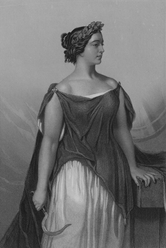 Giulia Grisi, La Norma (雕刻) 作者 欧洲学校