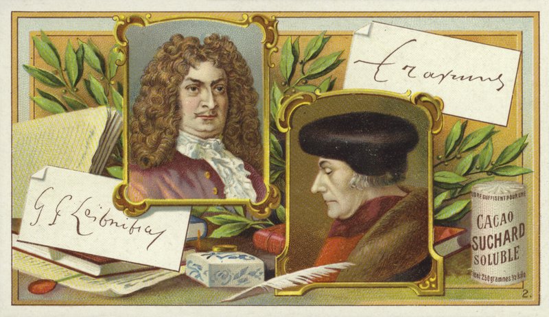 Gottfried Wilhelm Leibniz和Desiderius Erasmus 作者 欧洲学校