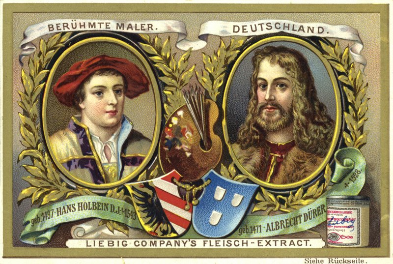 Hans Holbein和Albrecht Durer，德国艺术家 作者 欧洲学校
