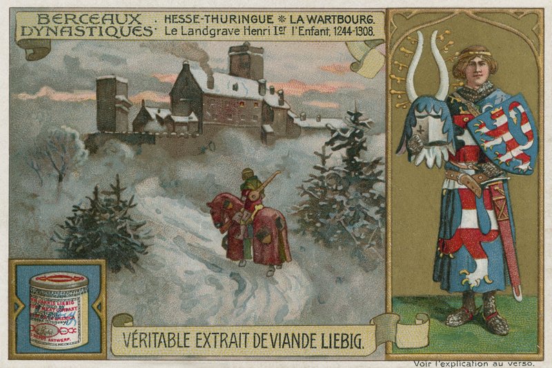 Hesse-Thuringia：Wartburg和Landgrave Henry I，孩子 作者 欧洲学校