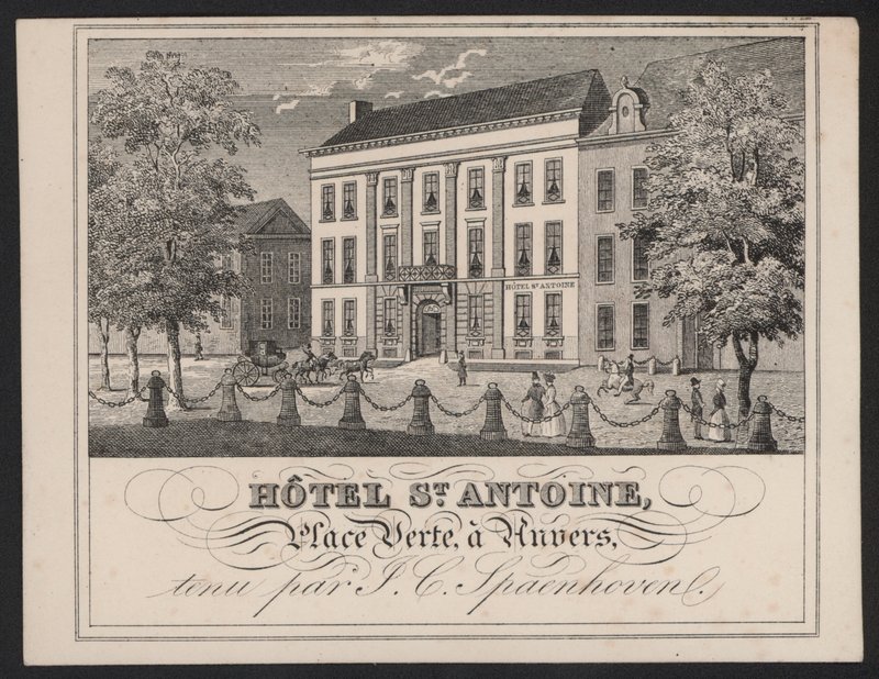 Hotel St Antoine，Anvers，安特卫普，JC Spaenhoven 作者 欧洲学校