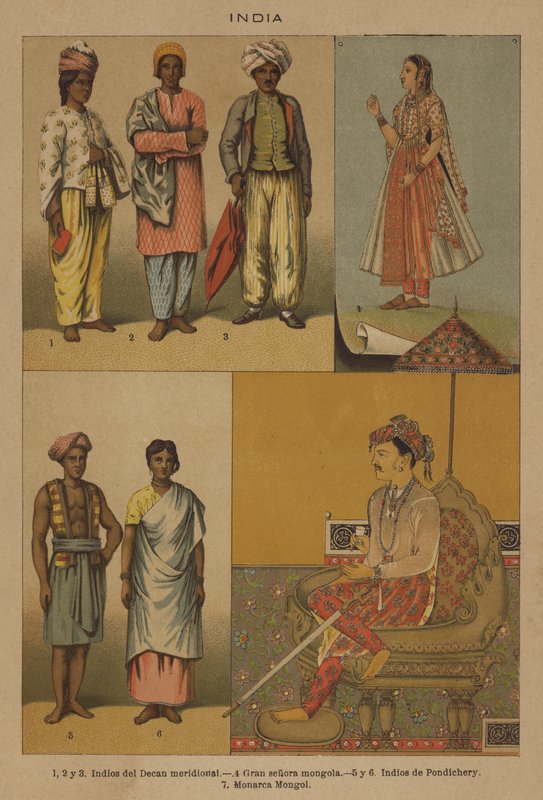India (colour litho) 作者 欧洲学校