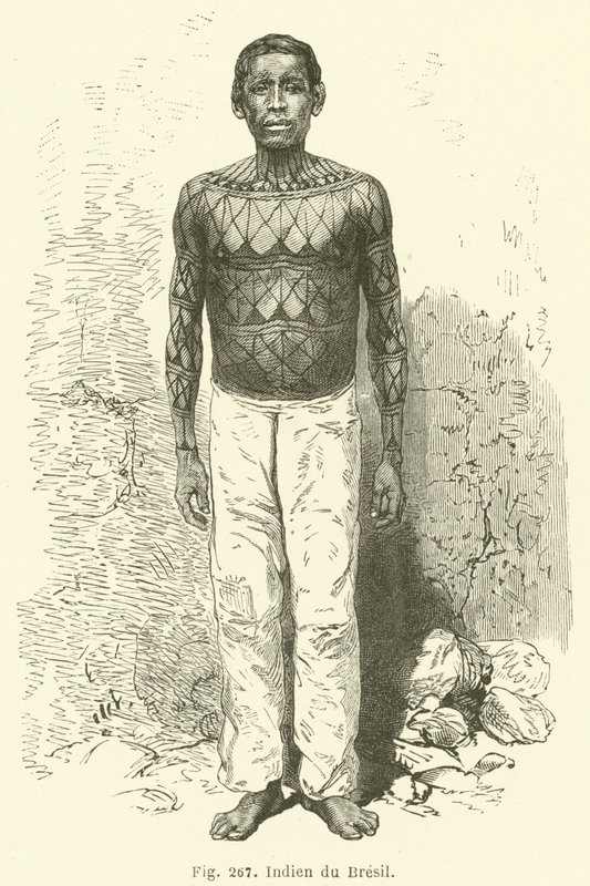 Indien du Bresil (engraving) 作者 欧洲学校