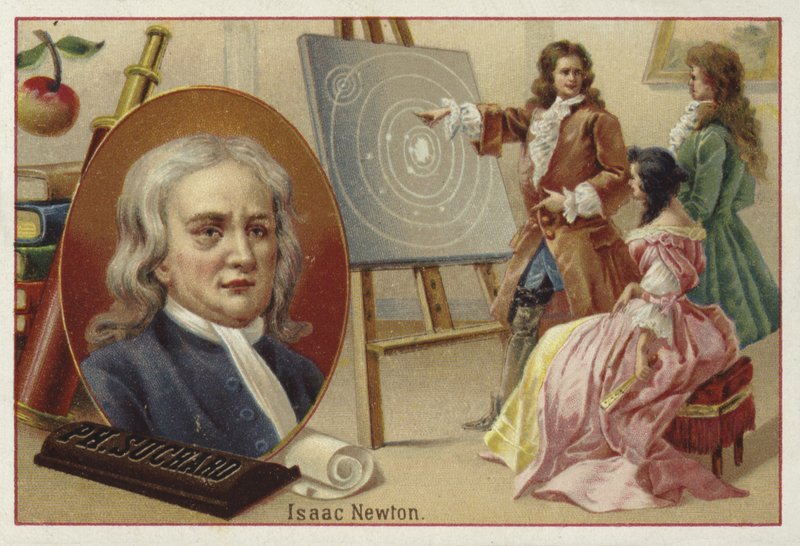 Isaac Newton，英国物理学家和数学家 作者 欧洲学校