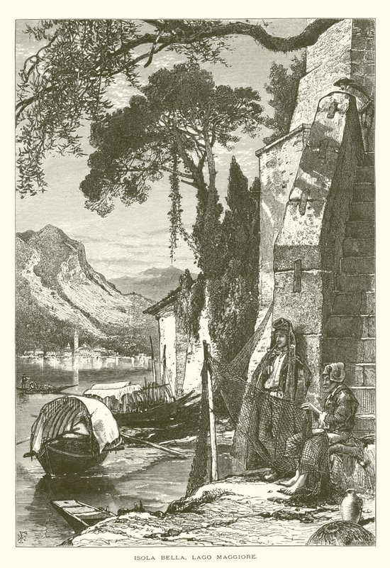 Isola Bella, Lago Maggiore (engraving) 作者 欧洲学校