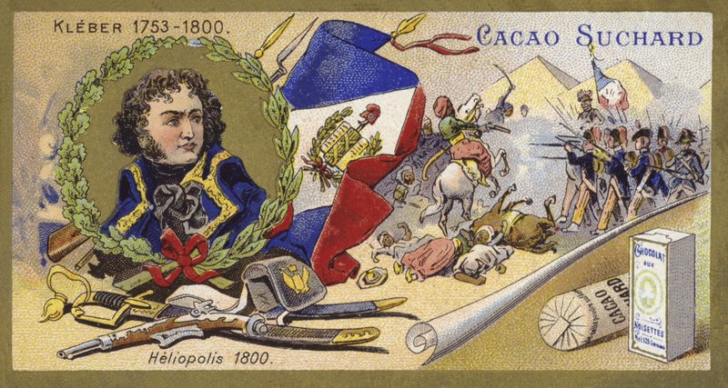 Jean-Baptiste Kleber和埃及赫利奥波利斯战役，1800年 作者 欧洲学校