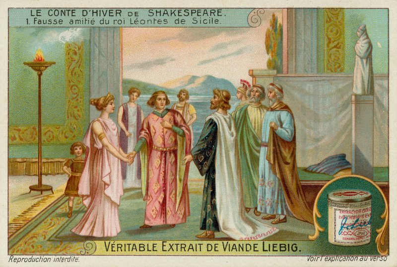 King Leontes，Hermione女王和Polyxenes国王 作者 欧洲学校