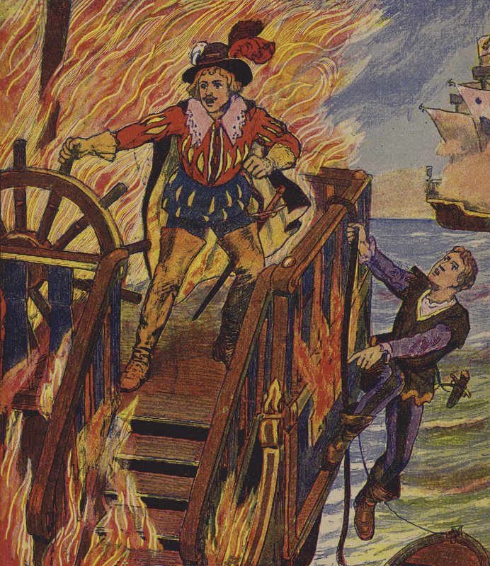 Klaus Störtebeker（彩色石版印刷） 作者 欧洲学校