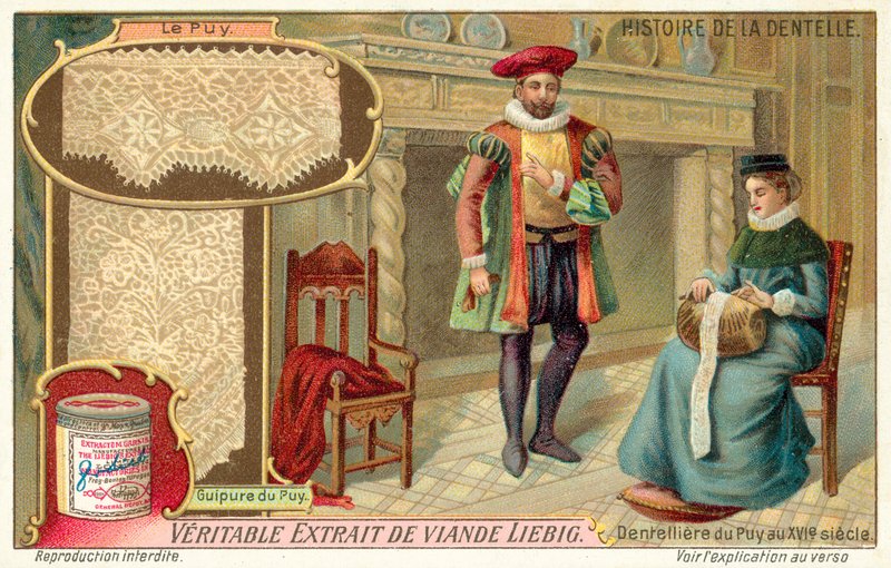 Lace maker of Le Puy, France 作者 欧洲学校