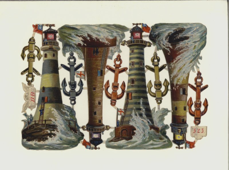灯塔 (chromolitho) 作者 欧洲学校