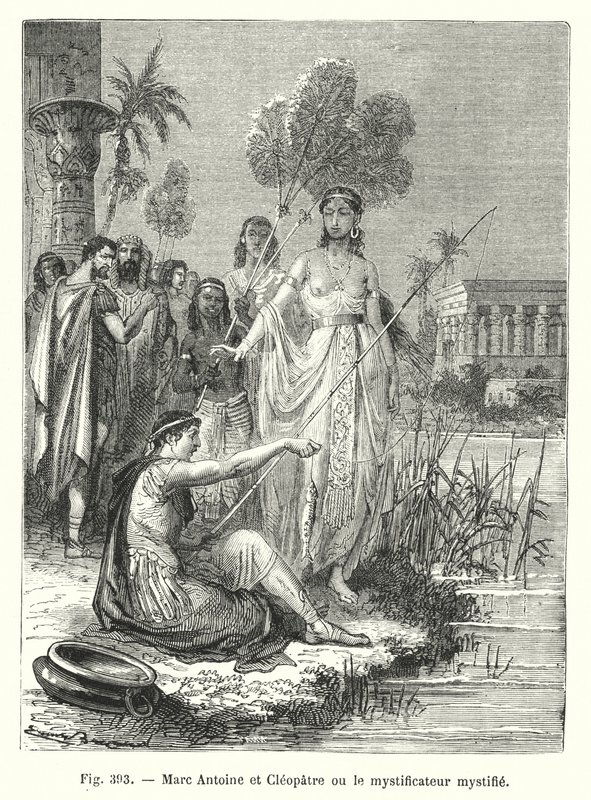 Marc Antoine et Cleopatre 或 mystifier 神秘化（雕刻） 作者 欧洲学校
