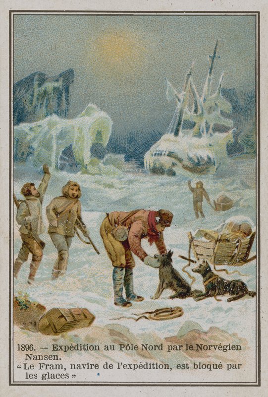 Nansen and the Fram (chromolitho) 作者 欧洲学校