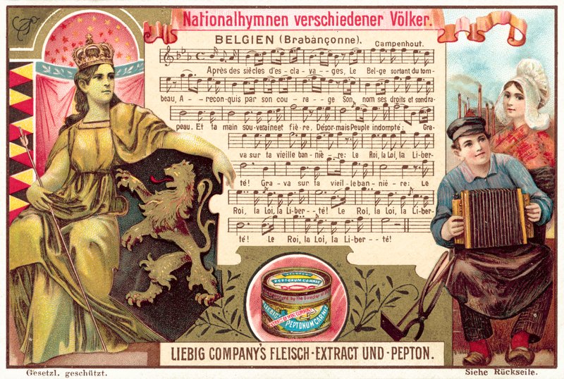 National anthem of Belgium (chromolitho) 作者 欧洲学校