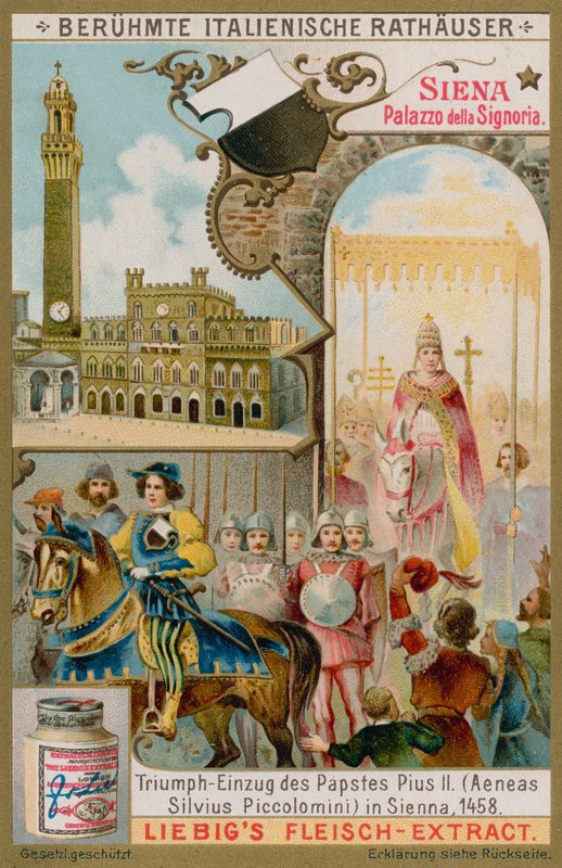 西耶娜的Palazzo Della Signoria 作者 欧洲学校