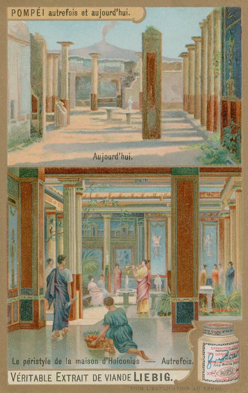 Peristyle（柱廊）在Holconius的房子里 作者 欧洲学校