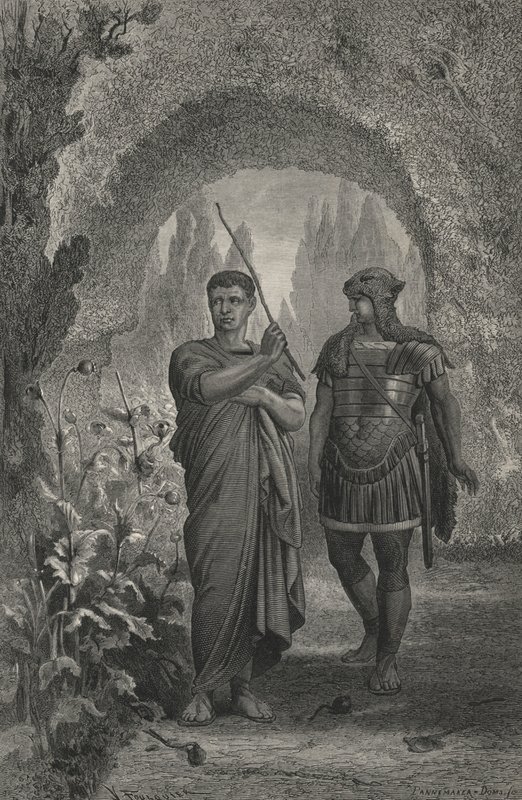 Tarquin The Superb And The Envoye De Sextus (雕刻) 作者 欧洲学校