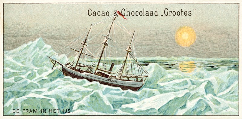 冰中的弗拉姆（chromolitho） 作者 欧洲学校
