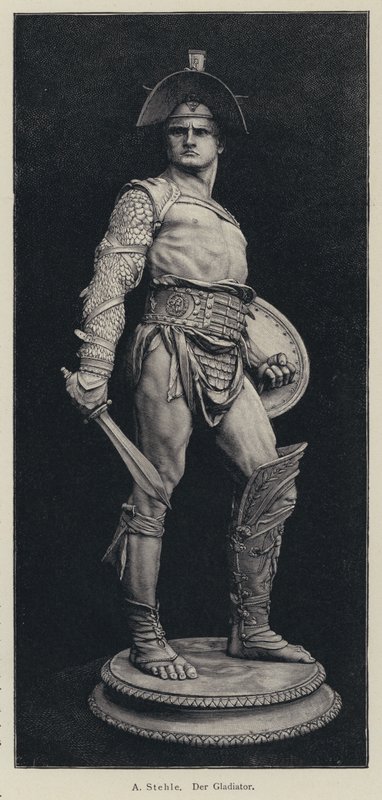 The Gladiator (engraving) 作者 欧洲学校