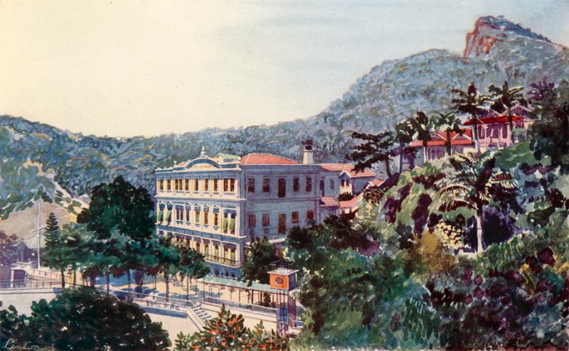 里约热内卢圣特萨国际酒店（彩色石版画） 作者 欧洲学校