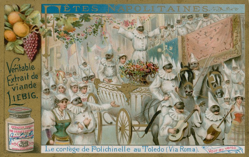 Pulcinella的游行 作者 欧洲学校