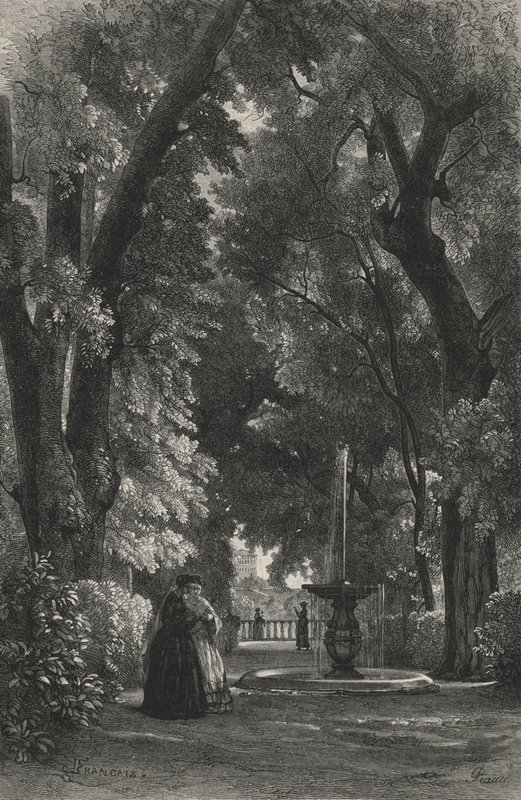 Villa Conti-Torlonia (engraving) 作者 欧洲学校