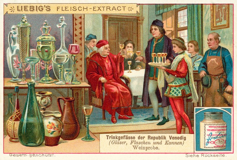 Wine tasting in the Republic of Venice (chromolitho) 作者 欧洲学校