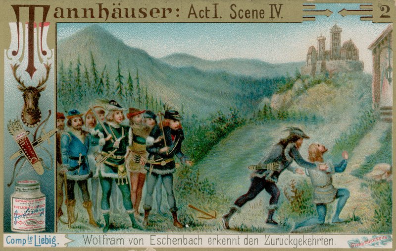 Wolfram和他的同伴找Tannhauser 作者 欧洲学校