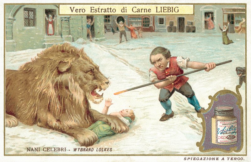 Wybrand Lolkes, Dutch dwarf (chromolitho) 作者 欧洲学校