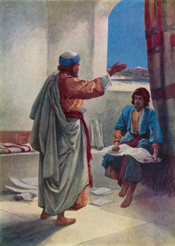Timothy who helped Paul (colour litho) 作者 伊夫琳·斯图尔特·哈迪
