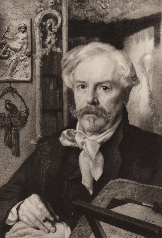 Edmond de Goncourt（雕刻） 作者 费利克斯·布拉克蒙德