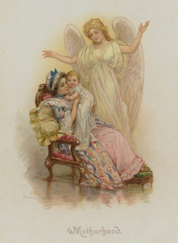 Motherhood (chromolitho) 作者 弗朗西斯·布伦戴奇