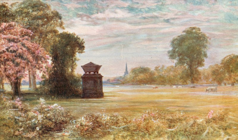 纪念碑在Stoke Poges 作者 弗朗西斯·沃克