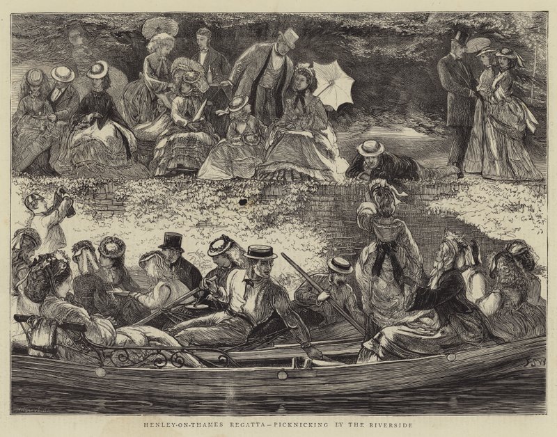 Henley-on-Thames Regatta，由Riverside挑选 作者 弗朗西斯·沃克