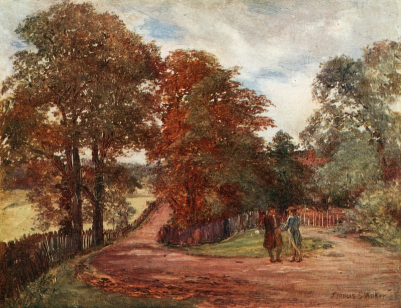 Highgate，Milfield Lane 作者 弗朗西斯·沃克