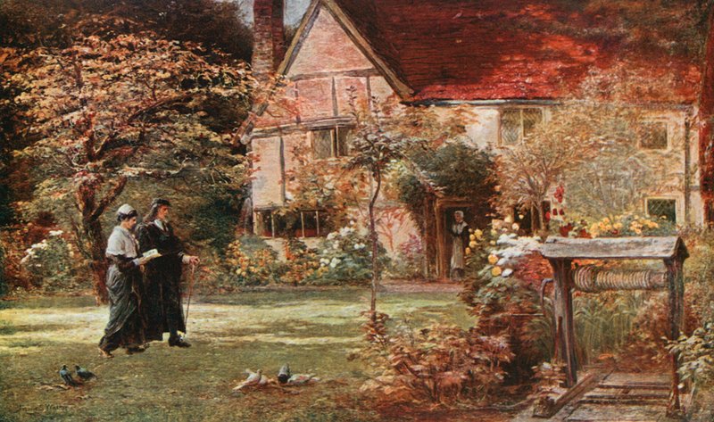 米尔顿的小屋和花园，Chalfont St Giles 作者 弗朗西斯·沃克